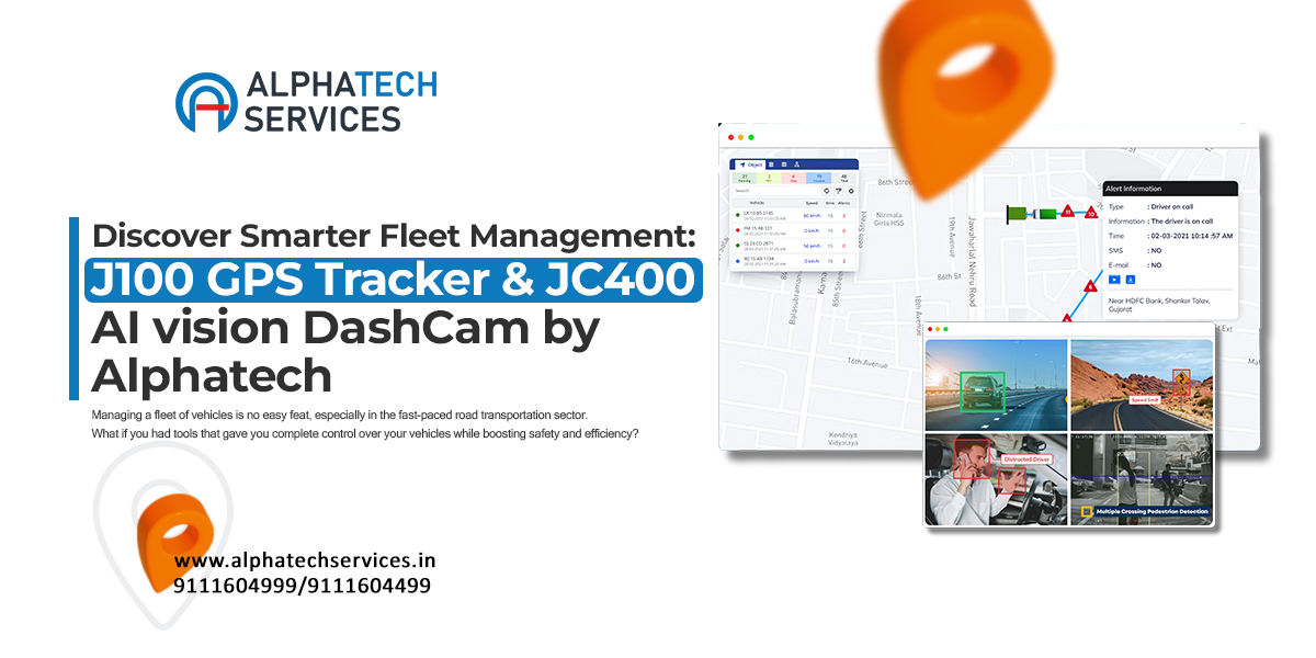 Fleet Management with J100 GPS Tracker & JC400 DashCam