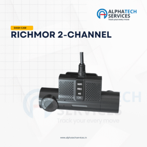 Richmor 2‑Channel Dashcam with 4G Wi‑Fi GPS